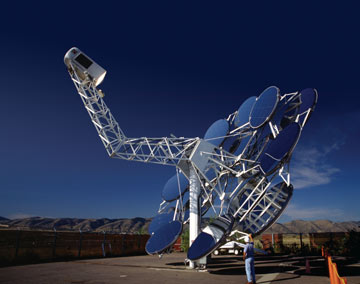 A prototype of the Stirling Solar Dish