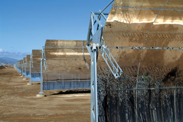 The first European parabolic trough power plant