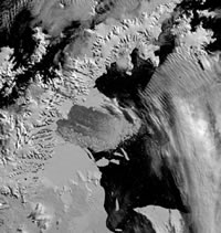 The collapse of the Larsen B ice shelf