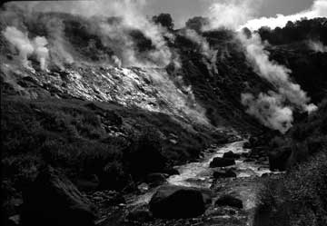Photograph of Kamchatka’s Valley of the Geysers before mudslide