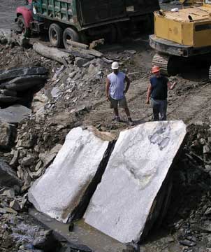 Photograph of Goshen stone