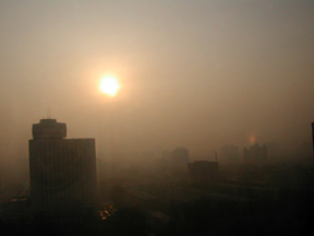 Smog over Beijing