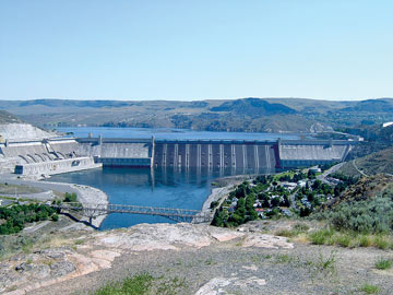 The Grand Coulee Dam in Washington