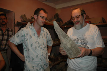 Ian Barnes, left, and his colleague, Andrei Sher