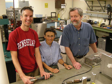 From left to right, Jay Thomas, Daniele Cherniak and Bruce Watson