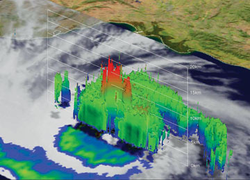 Tropical Rainfall Measuring Mission (TRMM) satellite image of Cyclone Nargis