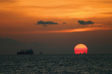 Sunset over the Gulf of Mexico