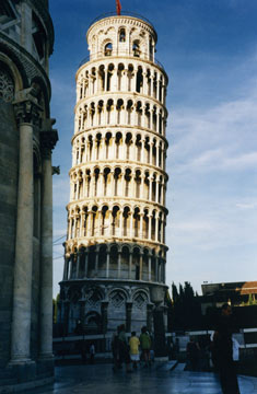 Italy’s leaning tower of Pisa