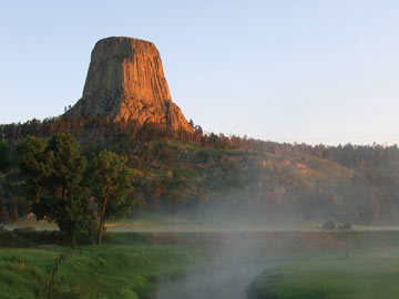 Devils Tower in Wyoming