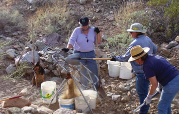 The Nugget Wranglers mining for gold