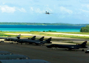 Military base on Diego Garcia