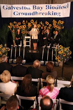 Galveston Bay Biodiesel Groundbreaking