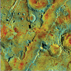 Potential Mars landing site