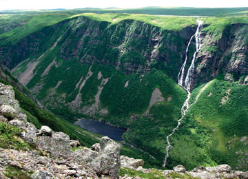 Partridge Pond Falls, along the IAT