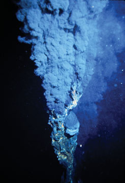 A type of hydrothermal vent called a “Black Smoker”