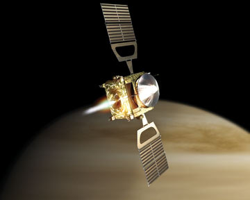 Artist's rendering of the Venus Express