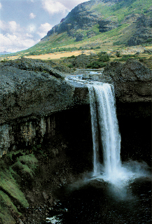 waterfall in Caviahue Valley