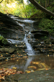 waterfall in Pine Creek Gorge